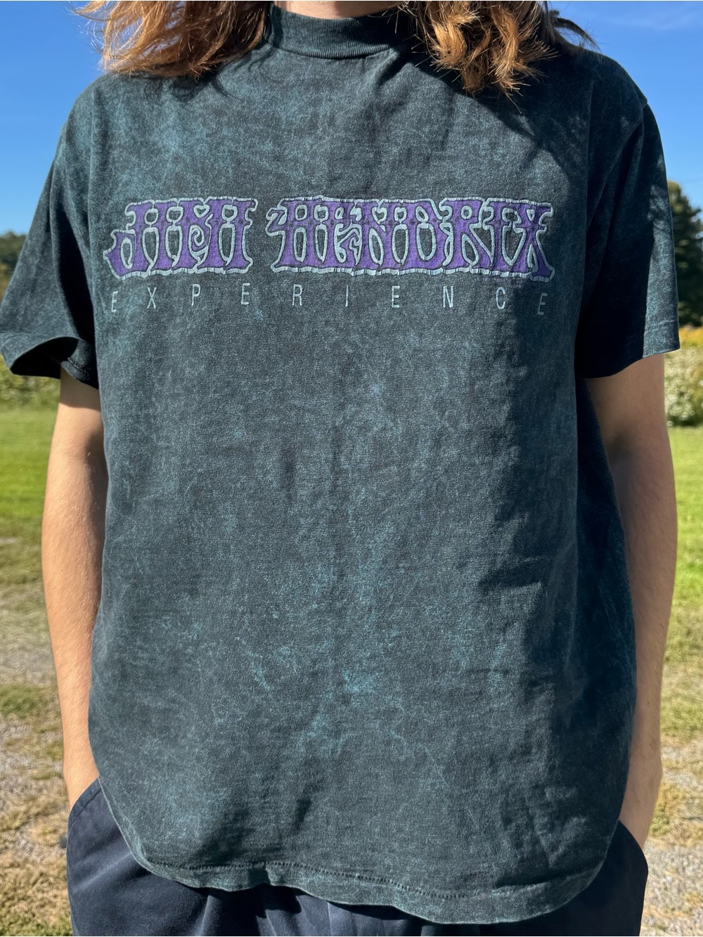 Vintage Jimi Hendrix Experience T-Shirt | Grail Mineral Wash Graphic Band Tee